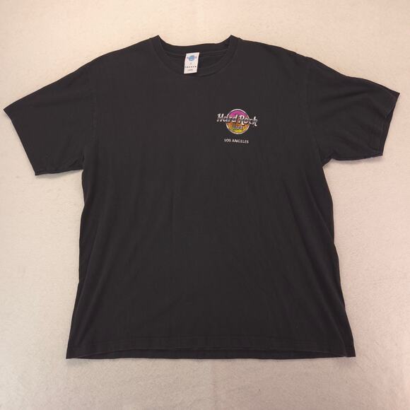 Hard Rock Cafe Short Sleeve Casual Graphic T Shirt Adult Mens Size L Black - Picture 2 of 9